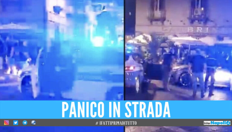 Napoli, non si ferma all’alt e sperona l’auto della polizia: esplosi colpi di pistola