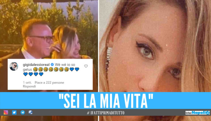 Gigi D'Alessio innamorato pazzo di Denise Esposito, il commento su Ig: «We, io sono geloso!»