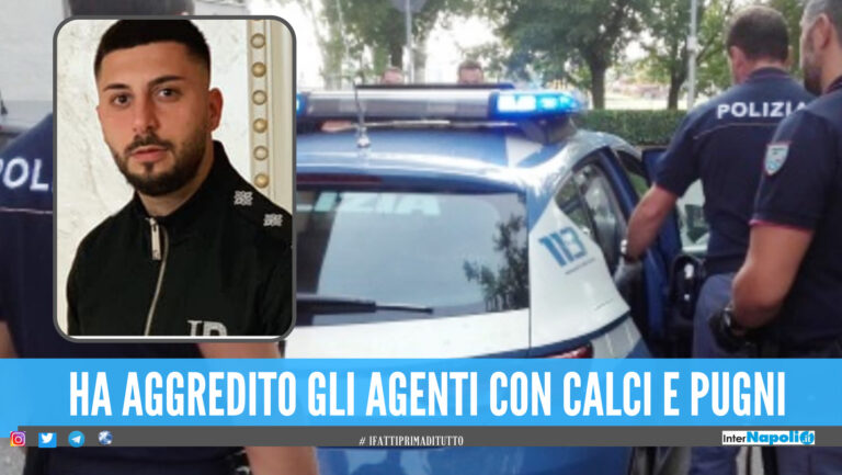 Prima l’inseguimento con la polizia poi cercano di intralciare l’arresto, manette per un 26enne di Scampia
