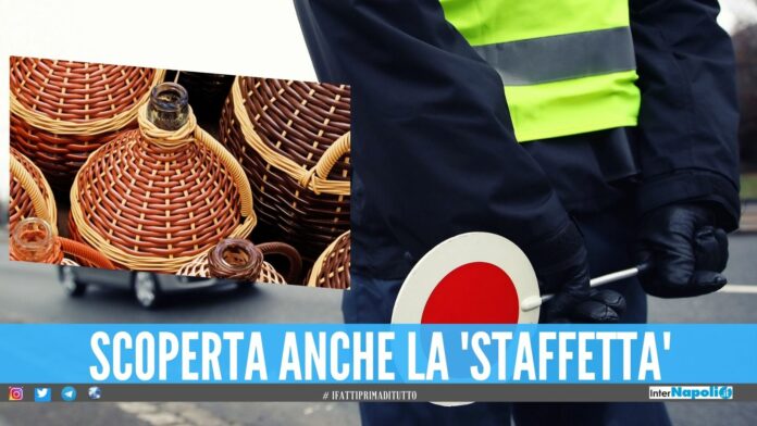 Nascondeva 3 kg di droga nelle damigiane, arrestato corriere di Napoli