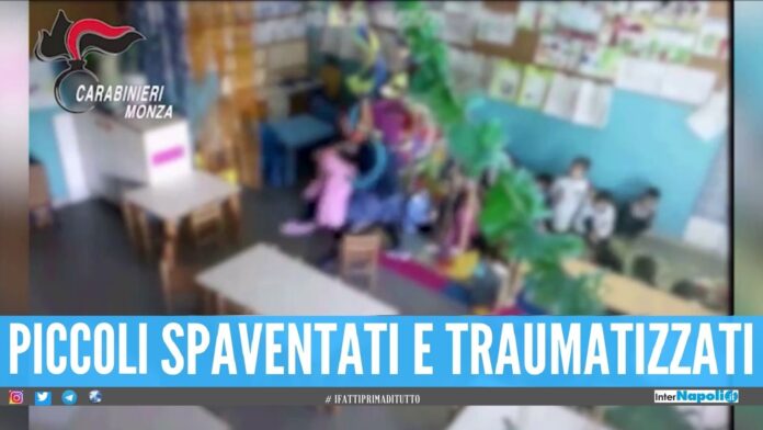 Stacco la testa, maestra incastra dal video mentre picchia i bimbi asilo