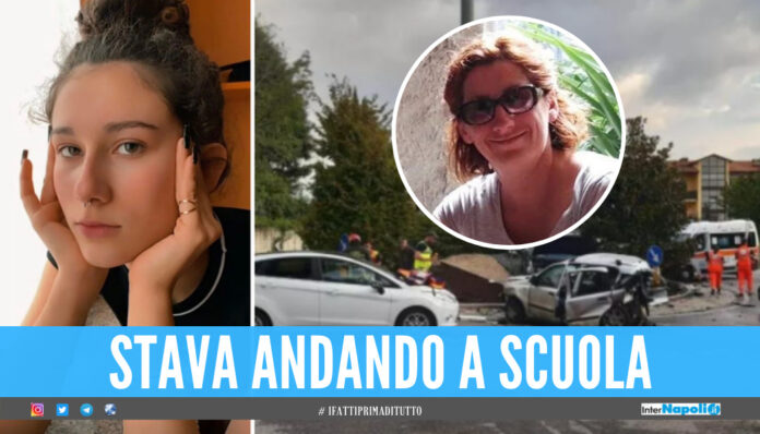 Giorgia Racca - foto La Stampa - a destra ma madre, Maria Assunta Centonze