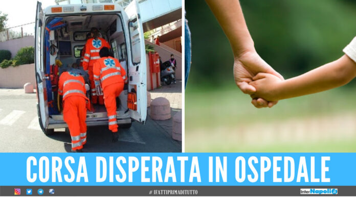 bimbo investito avellino