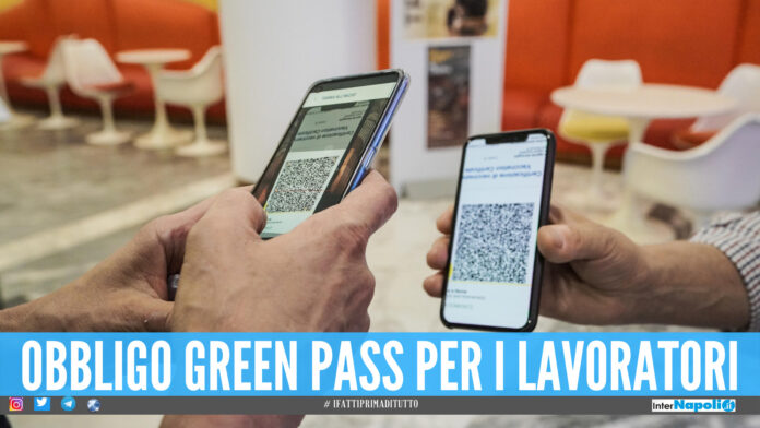green pass obbligatorio per i lavoratori
