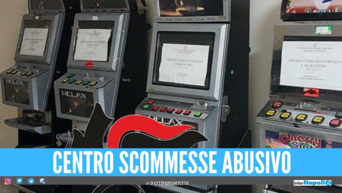 Centro scommesse abusivo