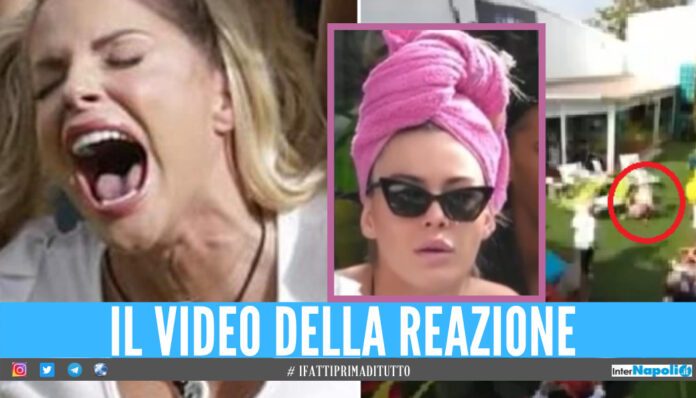 Francesca Cipriani impazzita al GF Vip, capriole a terra e urla dopo il messaggio del fidanzato