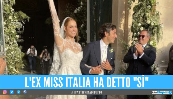 Miriam Leone il giorno delle sue nozze