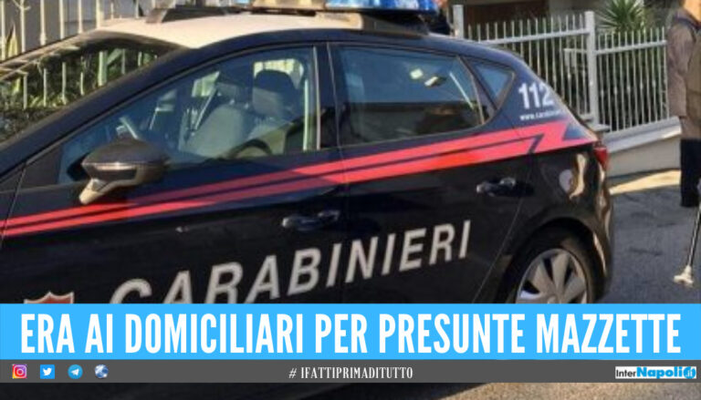 Evade 4 volte dai domiciliari, dipendente comunale di Castellammare finisce in carcere