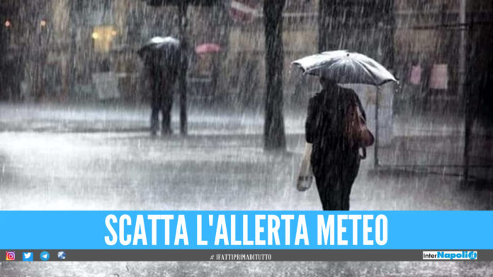 Allerta meteo gialla sulla Campania