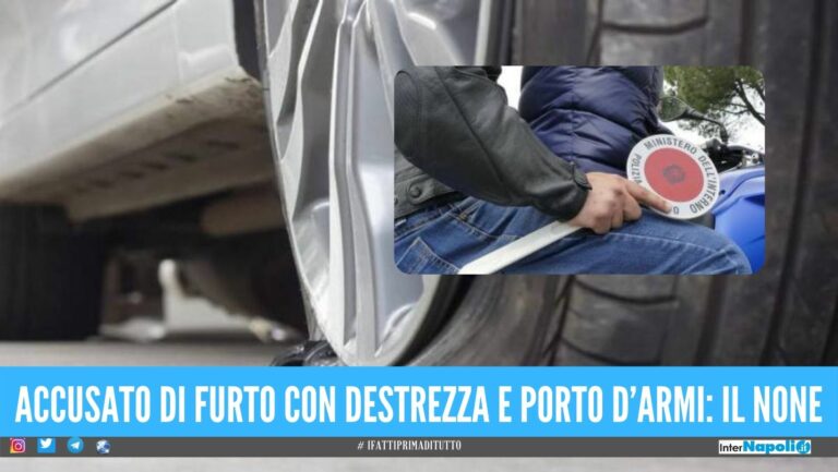 Assalta l’auto con il trucco della ‘ruota bucata’, arrestato dai Falchi a Napoli