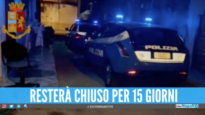 Chiuso per 15 giorni