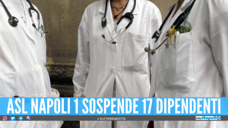 Asl Napoli 1, sospesi altri 17 no Vax: sono medici, infermieri e Oss