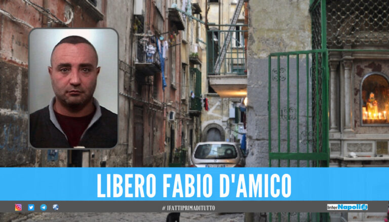 Terremoto tra Forcella e San Giovanni a Teduccio, libero il ras Fabio D’Amico