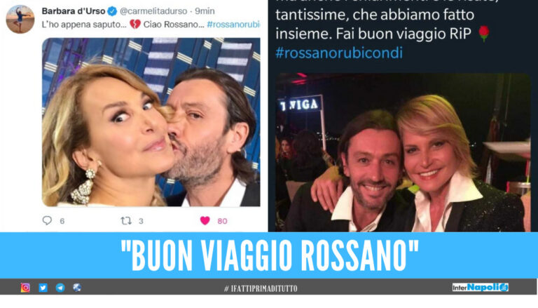 I tweet di Barbara D'Urso e Simona Ventura per Rossano Rubicondi