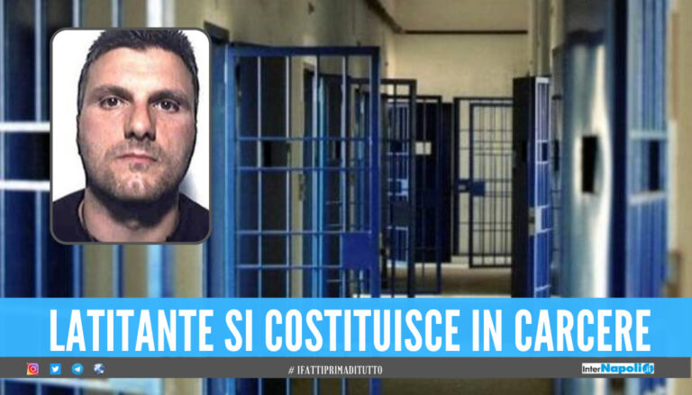 Latitante si costituisce in carcere, torna tra le sbarre boss della camorra