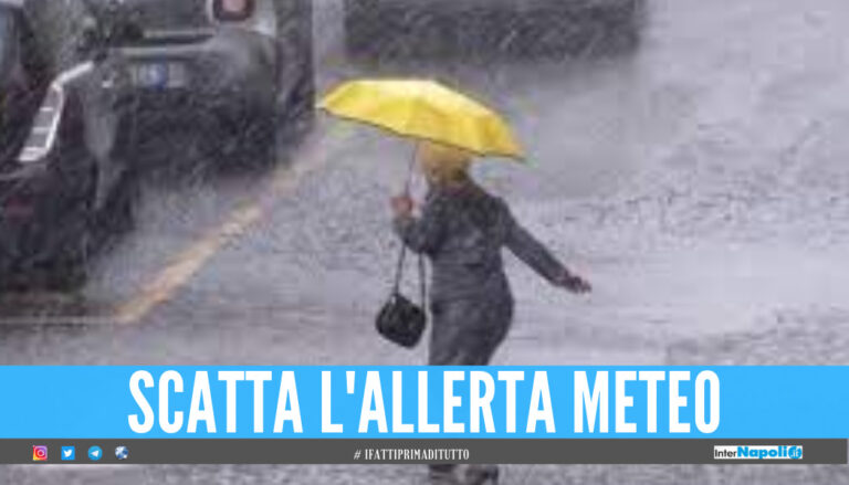 Temporali e rischio frane, la Protezione civile dirama l’allerta meteo in Campania