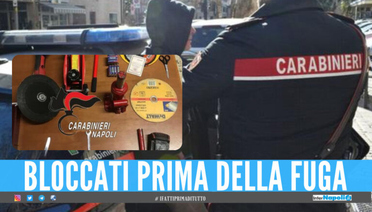 Ladri di catalizzatori arrestati nel Napoletano, beccati a ‘lavorare’ vicino a un’auto