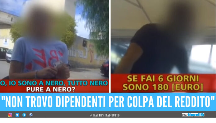 Screen servizio di Luca Abete a Striscia la Notizia