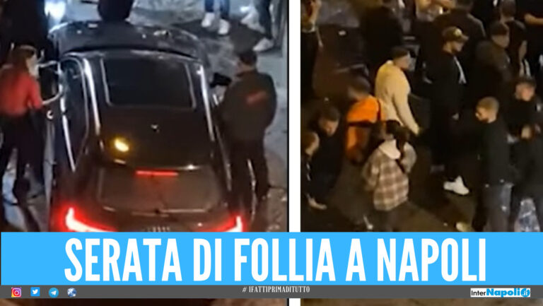 (Il Video). Napoli, serata di follia: tenta di investire i passanti dopo una rissa
