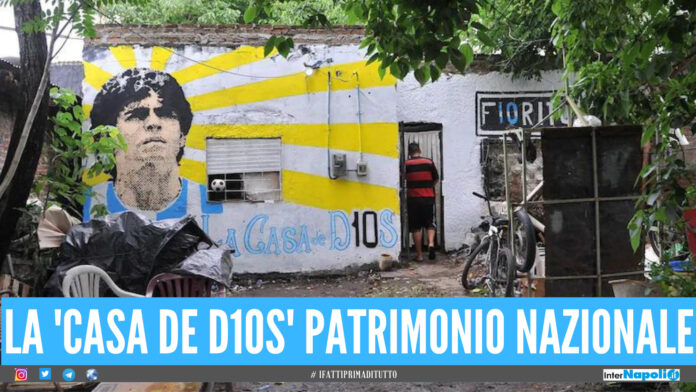 La casa natale di Maradona diventa patrimonio nazionale argentino, firmato il decreto presidenziale