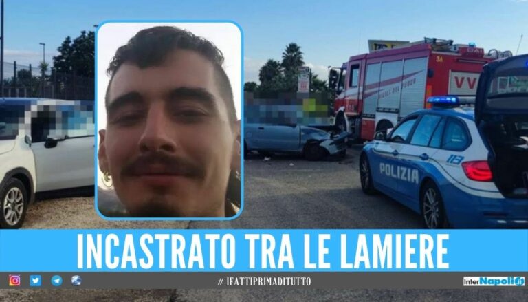 Incidente mortale nel Casertano, David perde la vita a 22 anni