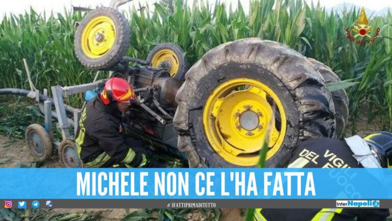 Tragedia a Pozzuoli, contadino di Qualiano muore schiacciato dal trattore