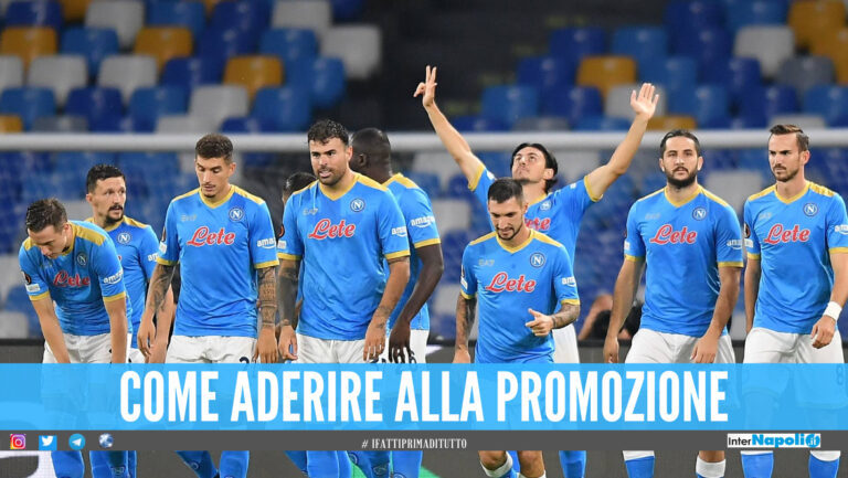 Due partite al Maradona, la seconda la paghi la metà: il Napoli premia i suoi tifosi