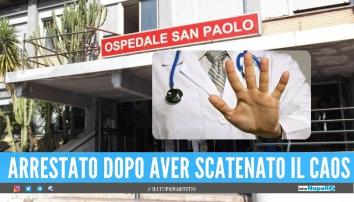 Picchia i medici del pronto soccorso di Napoli Non voglio andarmene