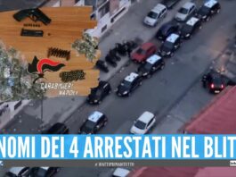 Trovate armi e droga nel Rione Traiano, arrestate 4 persone vicine al clan