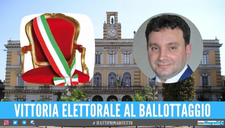 Pannone è il nuovo sindaco di Afragola, vittoria al ballottaggio: festa al comitato