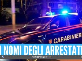 nomi carabinieri arresti Rapinano 2 ragazze dopo l'invito a casa, catturati dai carabinieri a Napoli