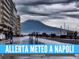 Continua l'allerta meteo in Campania, fino a domani ancora pioggia e temporali