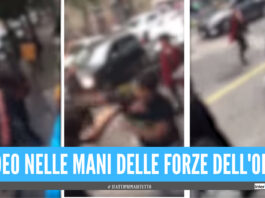 [Video]. Violenta rissa tra giovanissimi nel centro storico di Napoli, due contro uno fuori ad un bar