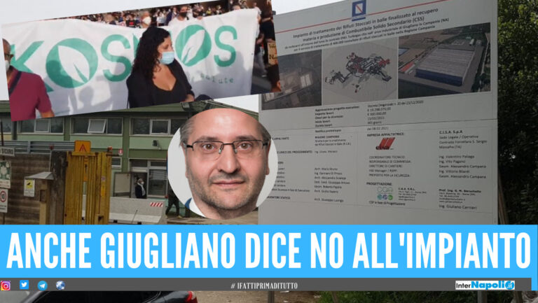 “No all’impianto per le ecoballe”, anche il comune di Giugliano si unisce al ricorso. Kosmos: “Si allarga il fronte degli oppositori”