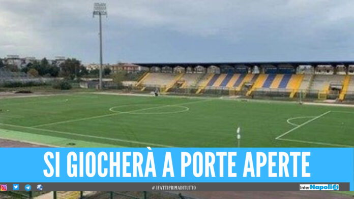 Giugliano. Lo stadio “De Cristofaro” è agibile, arriva l’ok della Prefettura