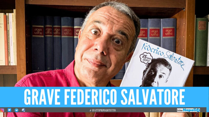Federico Salvatore ricoverato in ospedale