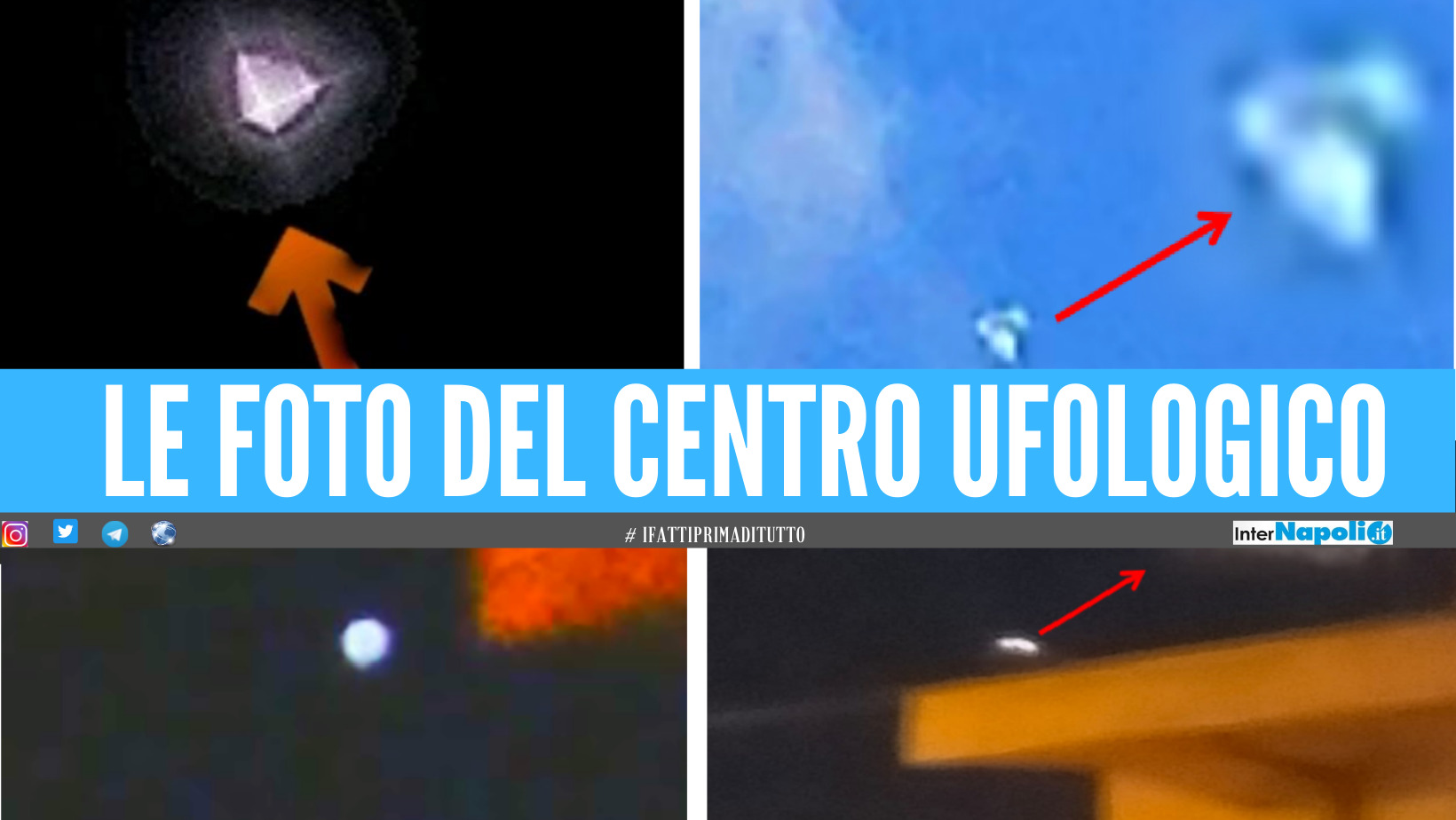 Alieni in provincia di Napoli, il Centro Ufologico Mediterraneo diffonde le foto