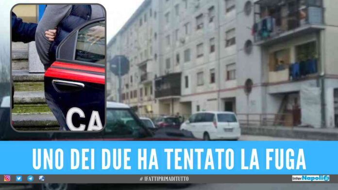Blitz nel parco Monaco di Melito, in manette 2 persone dopo l'inseguimento