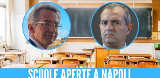 Allerta meteo ma le scuole restano aperte a Napoli, Manfredi in controtendenza a De Magistris