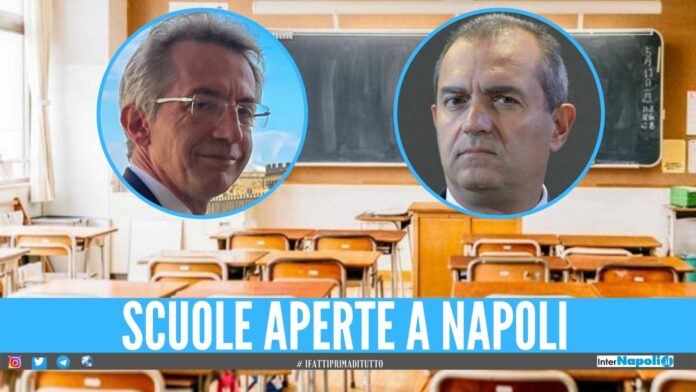 Allerta meteo ma le scuole restano aperte a Napoli, Manfredi in controtendenza a De Magistris