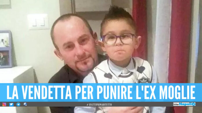 Matias Tonkov, 10 anni, abbraccia il padre, Mirko
