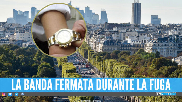 Da Napoli agli Champs Elysées di Parigi per la truffa dello specchietto, in 3 rubano Rolex da 200mila euro