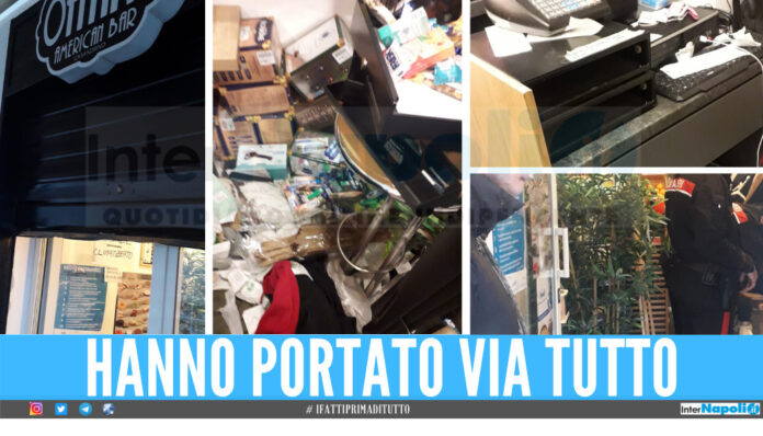 Furto al bar 'Ohana' a Casandrino, ladri forzano l'ingresso e scappano con il bottino