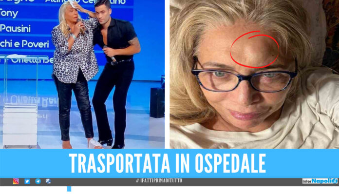 Mara Venier dopo la caduta a Domenica In