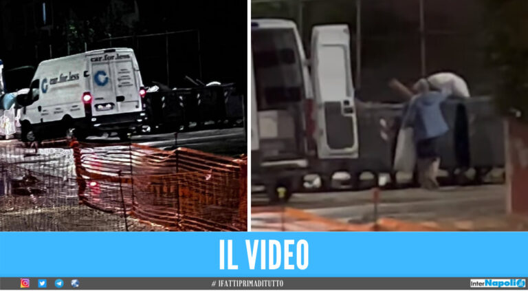 Napoli, smaltiscono una cameretta nel cassonetto dell’indifferenziata: beccati dai cittadini
