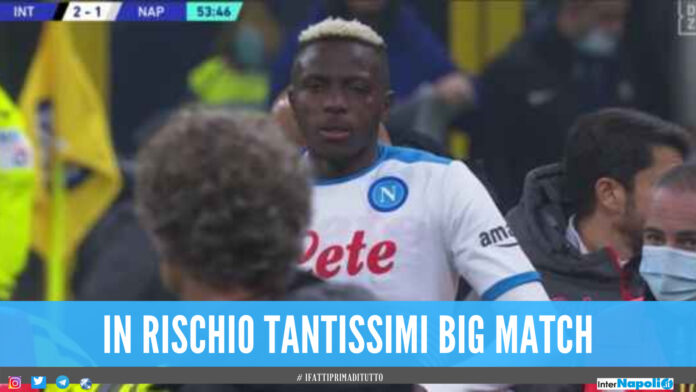 Prima l'infortunio poi la Coppa d'Africa, tegola Osimhen per il Napoli: tutte le partite a rischio