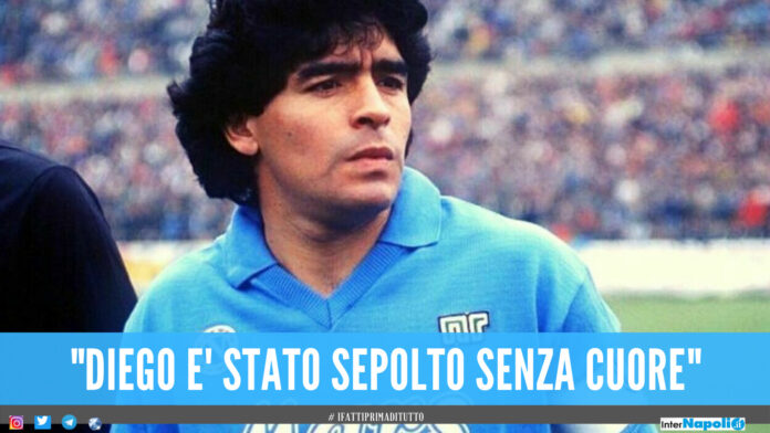 Morte Maradona, la rivelazione choc del medico: «È stato sepolto senza cuore»