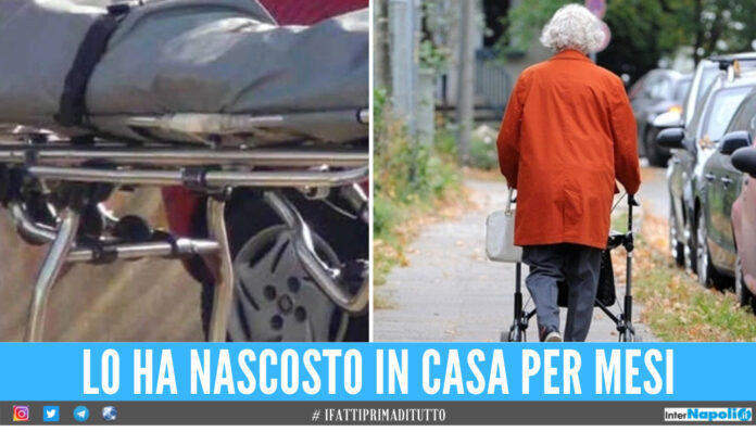 Figlio morto in casa