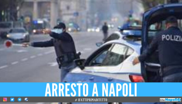 Inseguimento a Napoli con la polizia poi l’arresto, blitz a Porta Capuana