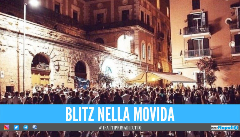 Movida a Napoli, raffica di controlli nella notte: locali chiusi e 275 persone identificate